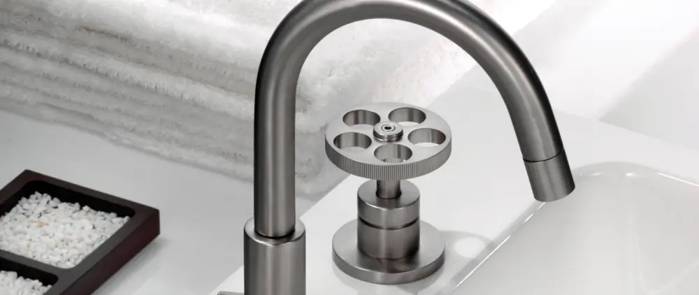 Luxury Hotel Floor-mounted bath faucet hand shower
