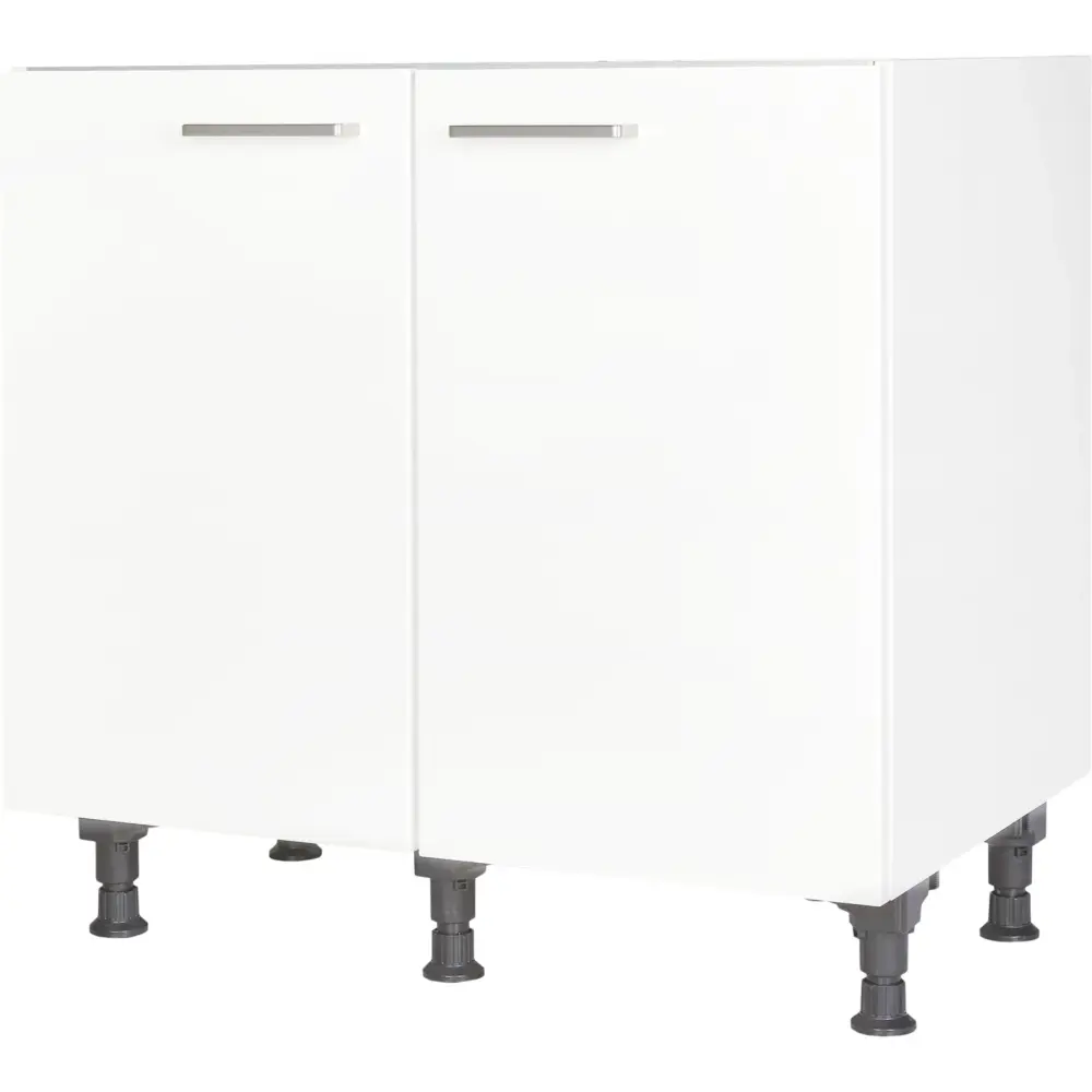 nobilia sink cabinet 90 cm 2 doors sink base cabinet built- sink chalk SPUD90