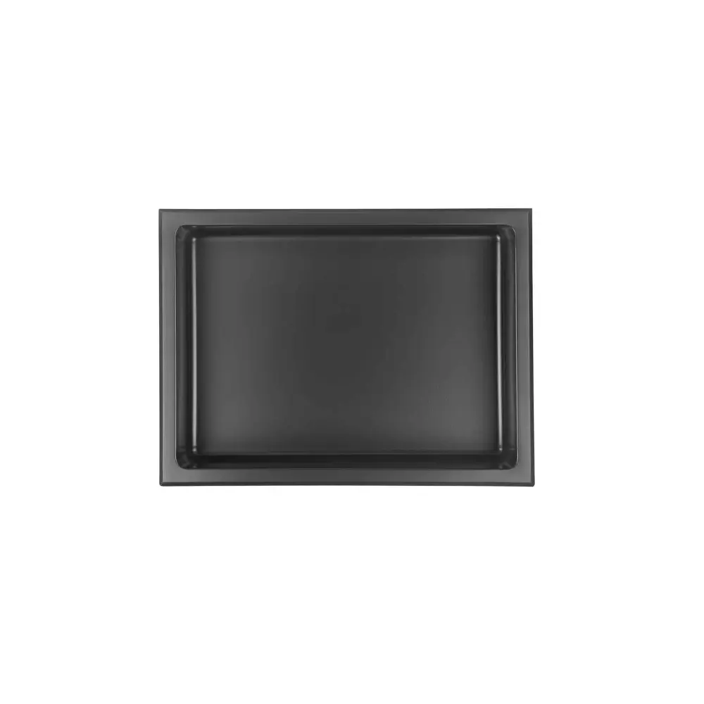 Layla Shower Niche Matte Black Stainless Alloy, 12" x 16"