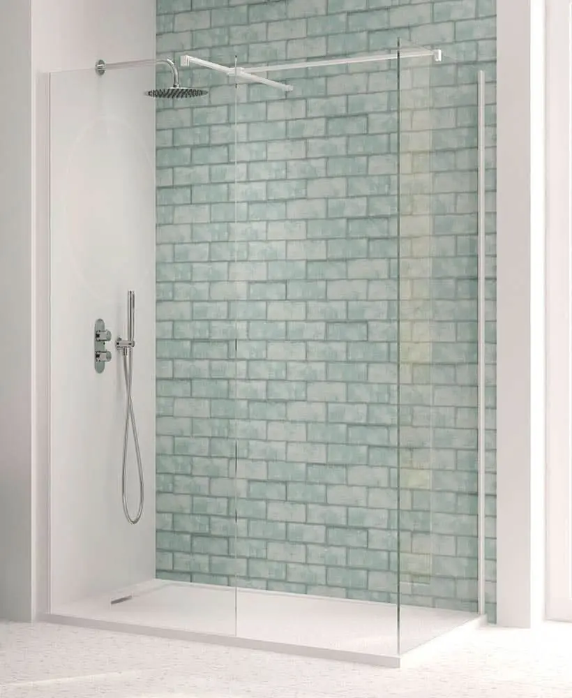Sonas Aspect 900Mm Wetroom Panel - Matt Alabaster | AWRP0900MW