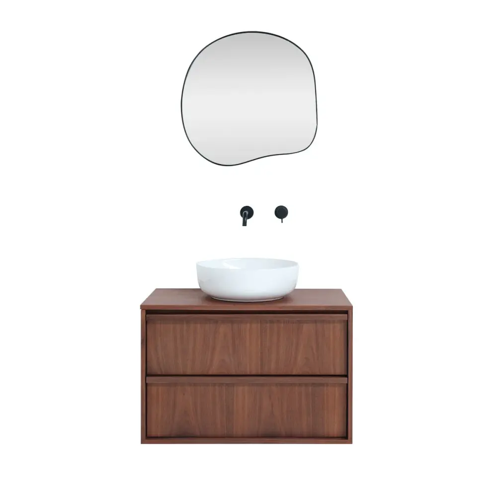 Bathroom furniture place Fien Walnut - 80 cm - Alexis II