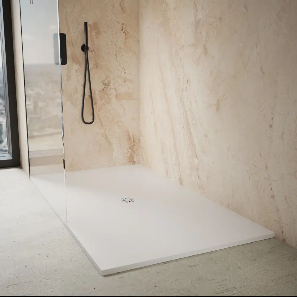 Ardesia Low Profile Stone Rectangular Shower Tray - 1800 x 1000