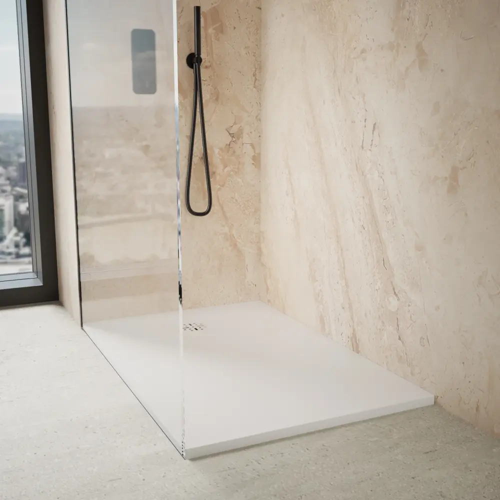 Ardesia Low Profile Stone Rectangular Shower Tray - 1200 x 800