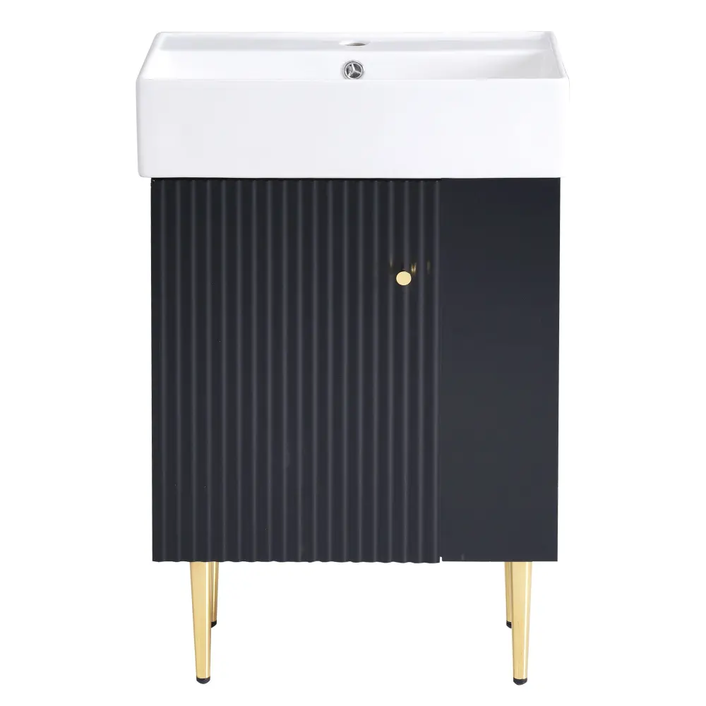 Bathroom Vanity, Combo Cabinet, Bathroom Storage Cabinet, Single Clay Sink