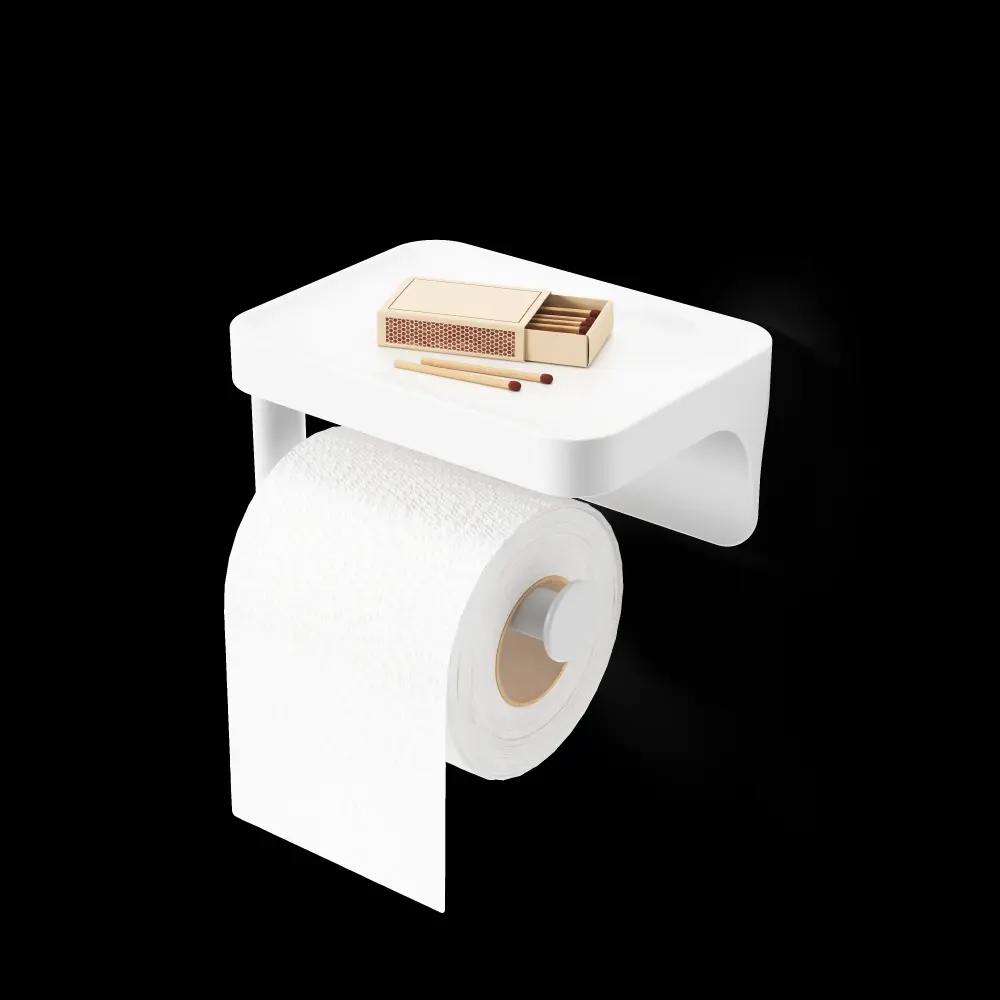 Flex Adhesive Toilet Paper Holder