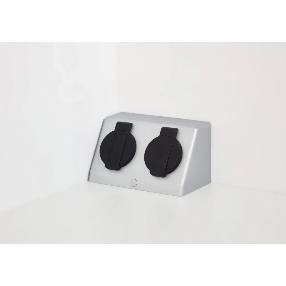 L&S double socket mirror cabinets twofold socket touch protection IP44
