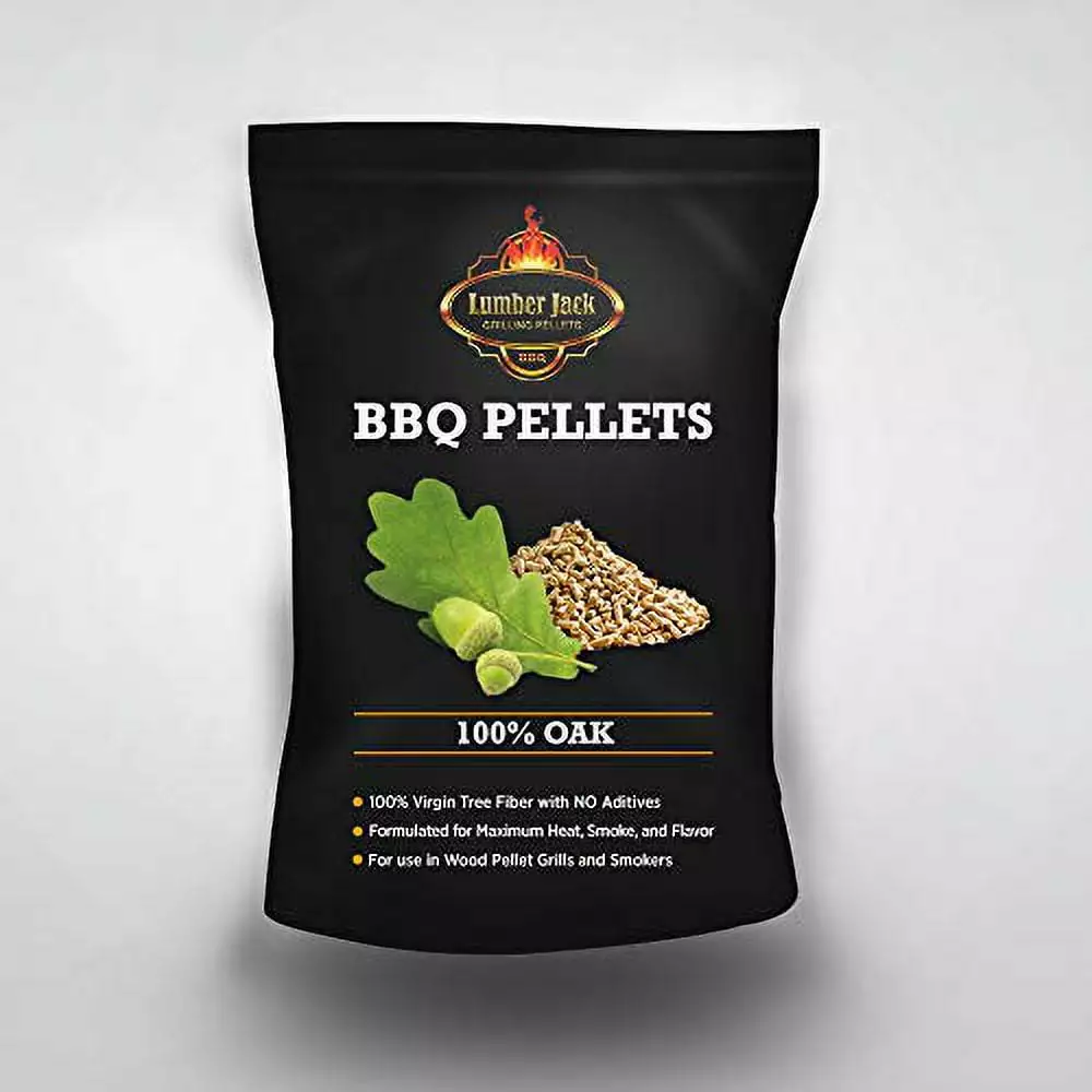 10 Pound 100% Oak BBQ Pellets Grilling and Smoking Meat