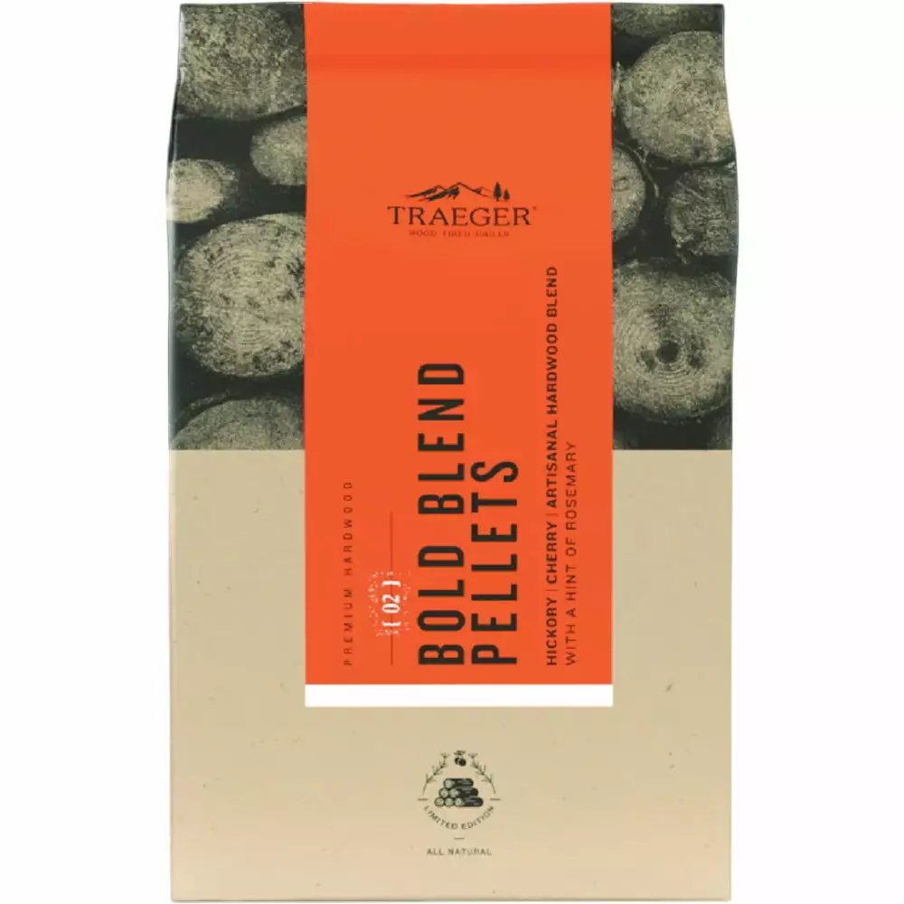 Traeger 18 Lb Bold Blend Wood Pellets Grilling and Smoking 1 Pack