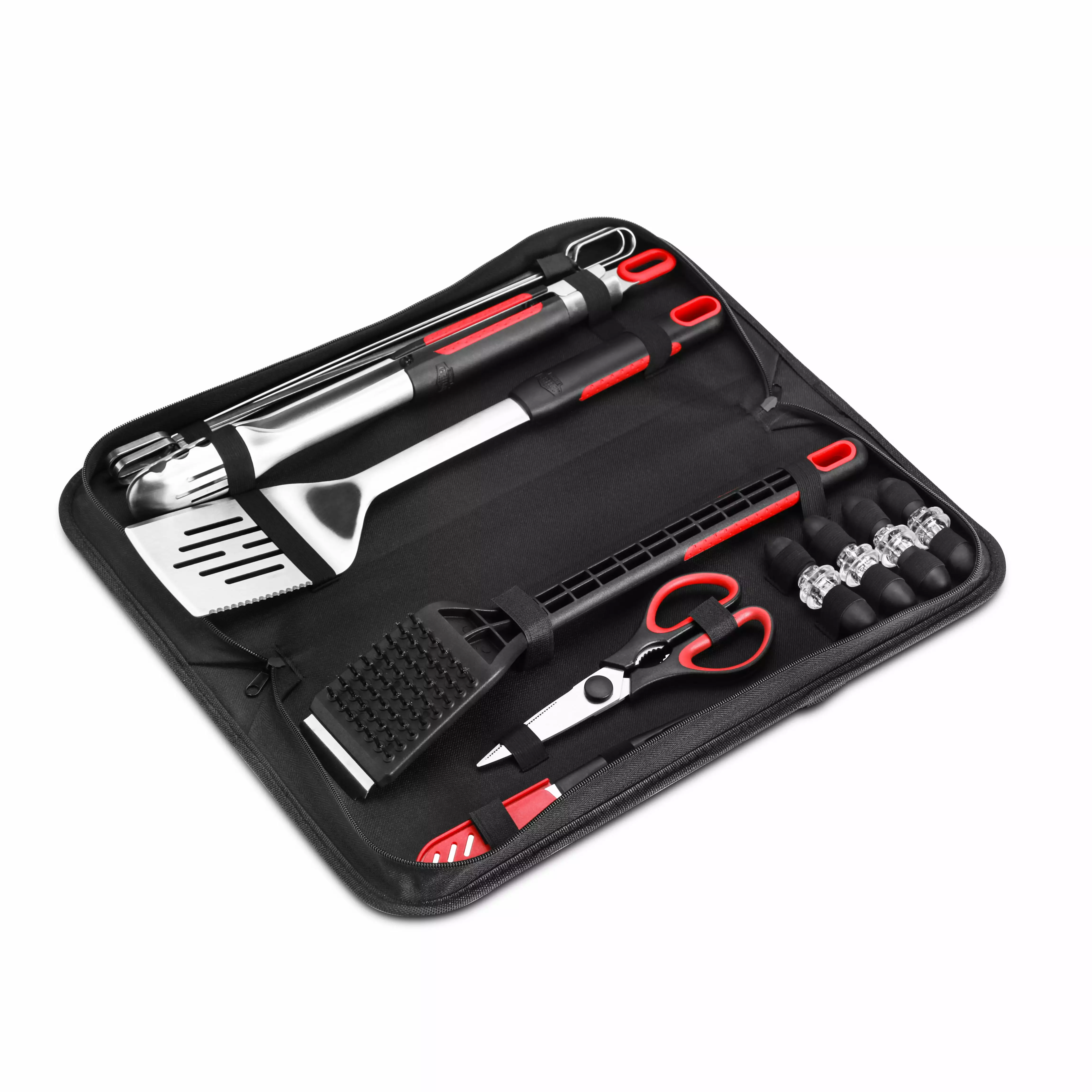 Expert Grill 18-Piece Stainless Steel Soft Grip BBQ Grill Tool Set