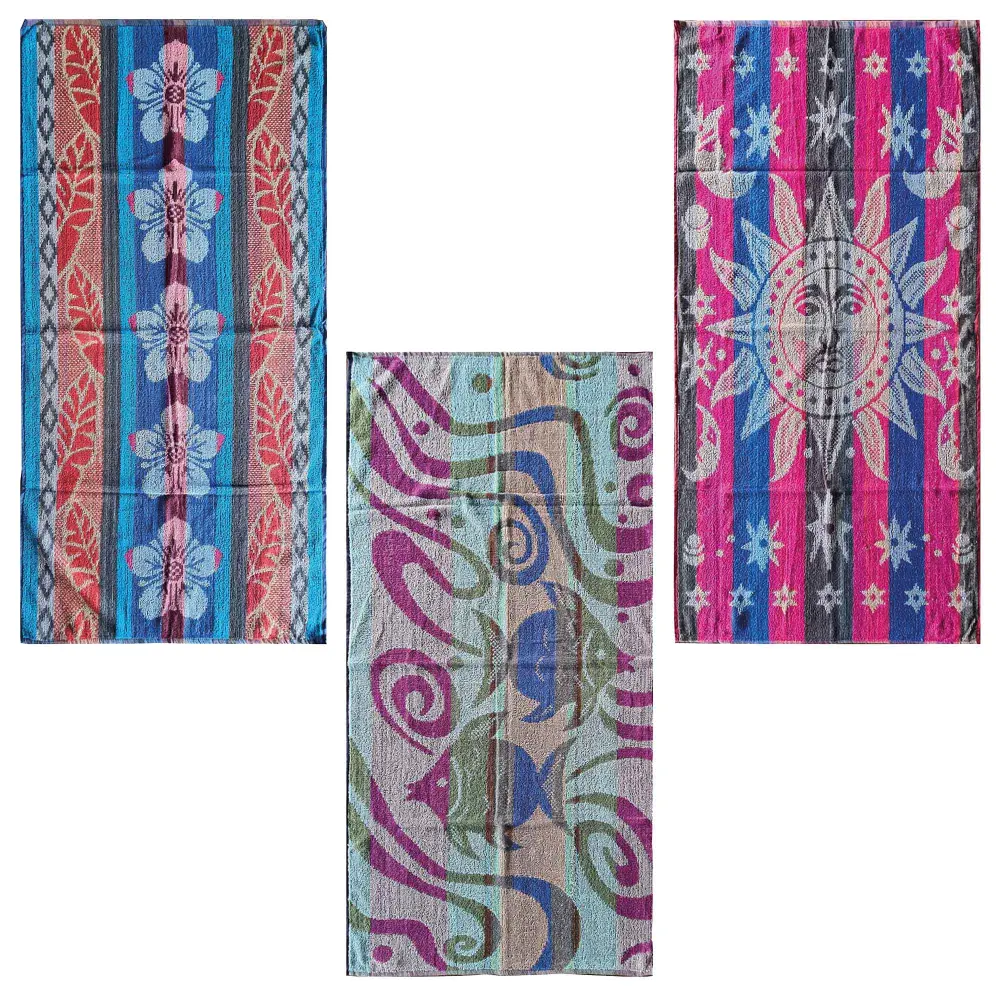 Beach Towel 59" x 29", 3 Choices Models