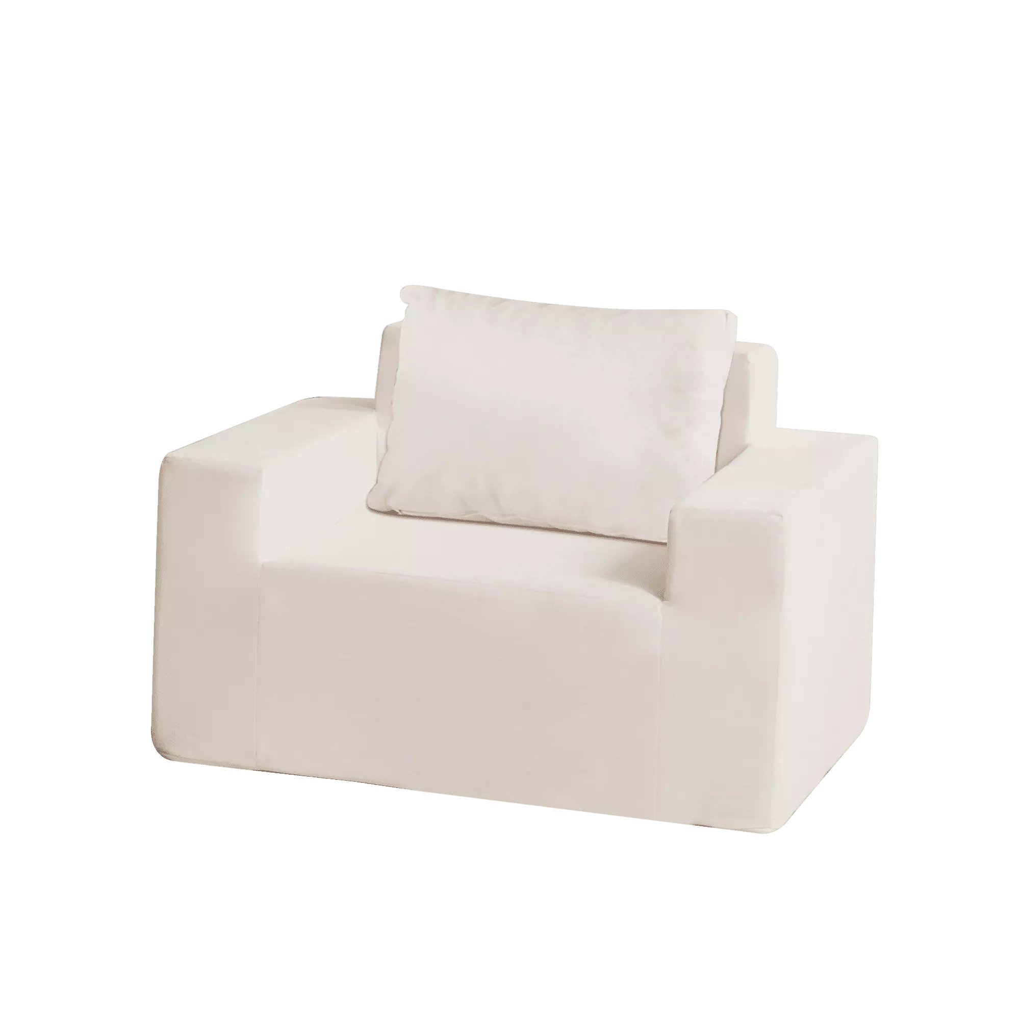 Foam Sofa Couch White Oak Large Single Foam Sofa Chair Bean Bag Adults Living Room Bedroom Gaming Comfort Rest CQSXDA