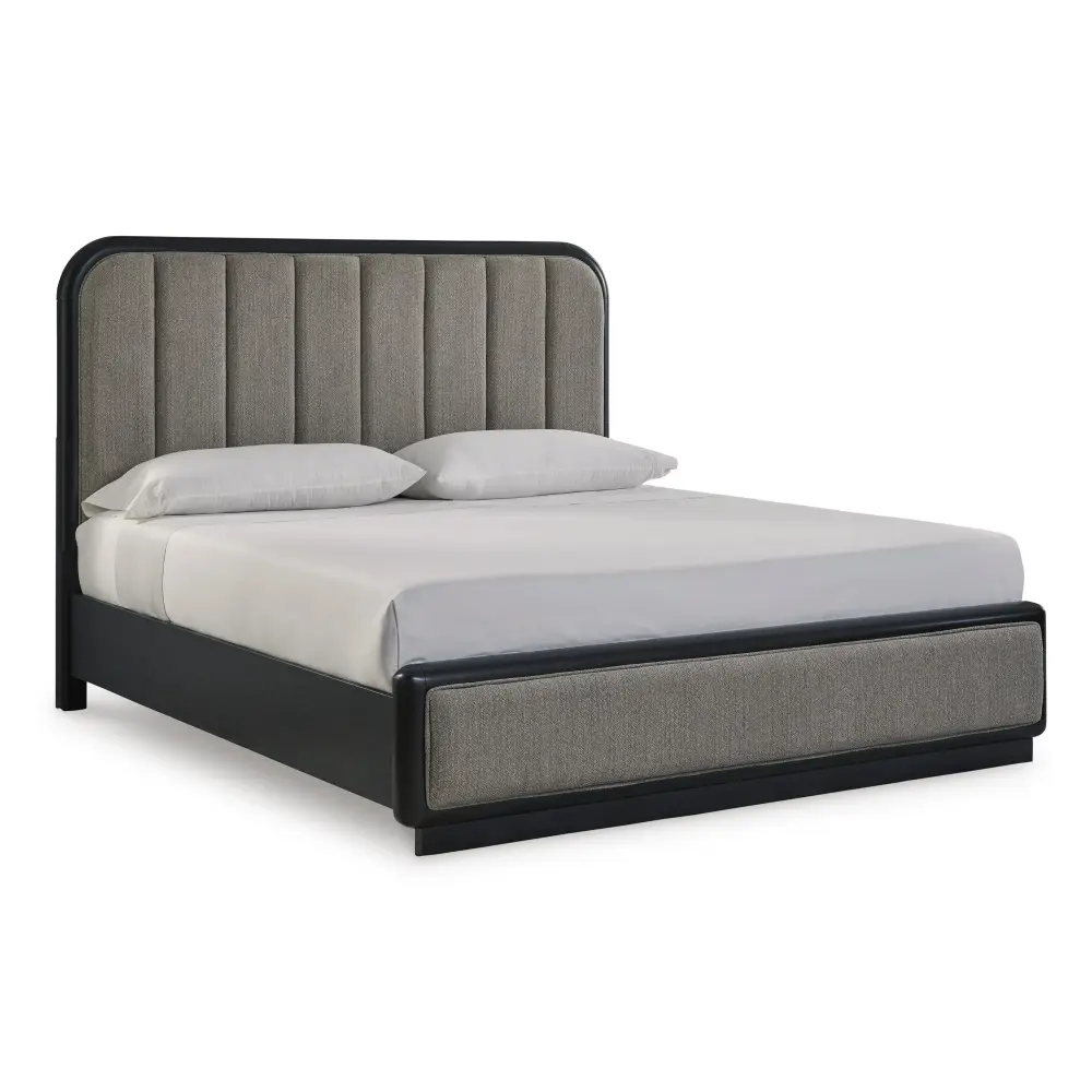 Diamond Modern Furniture Exclusive Design Rowanbeck California King Upholstered Panel Bed B821-58/B821-94