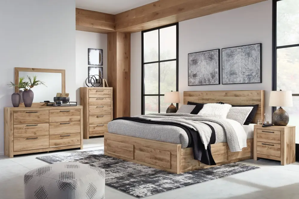 Hyanna - Panel Bedroom Place