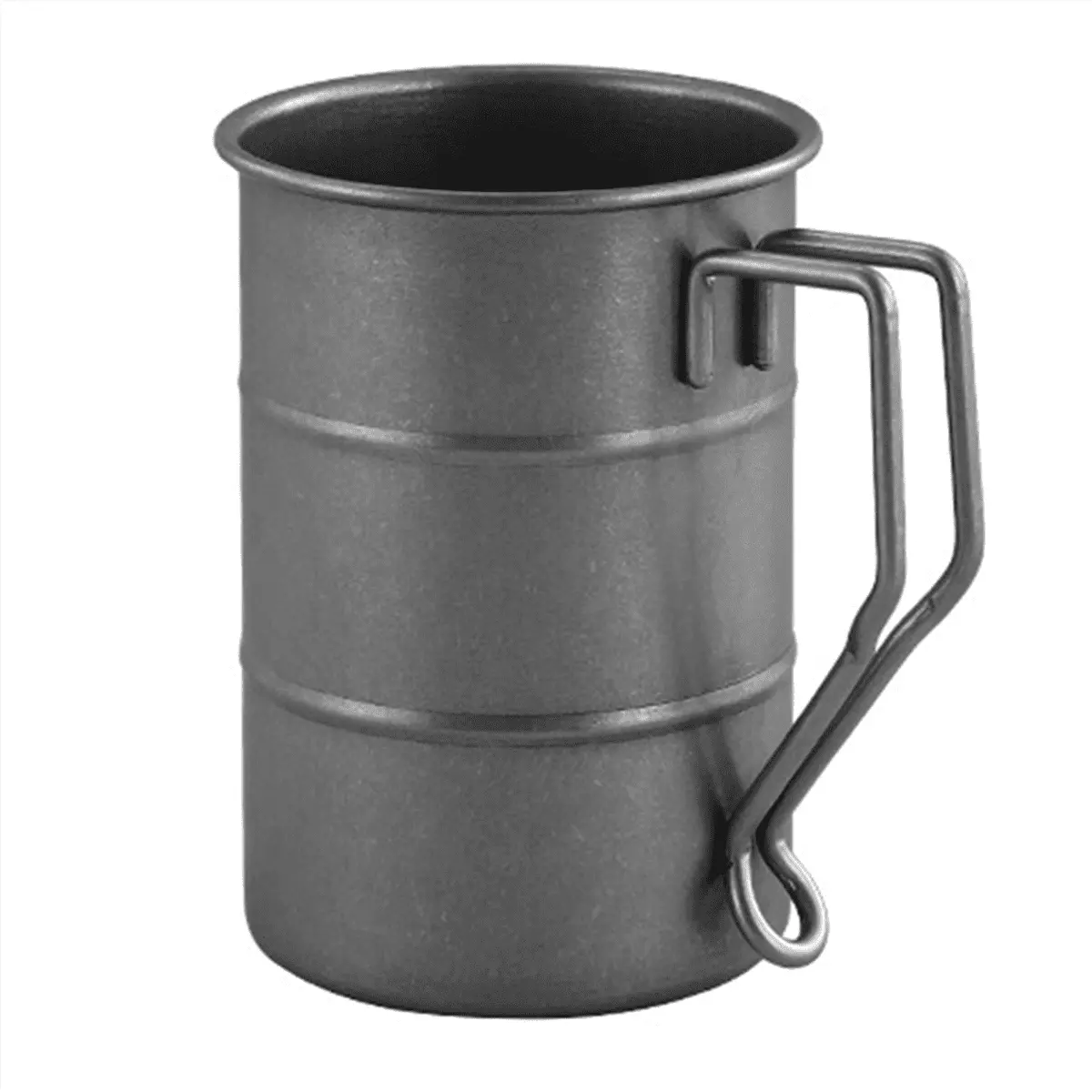 350ml 12Oz Retro Industrial Style Beer Mug 304 Stainless Steel Mug Distressed Outdoor Camping Cup Travel Drinkware