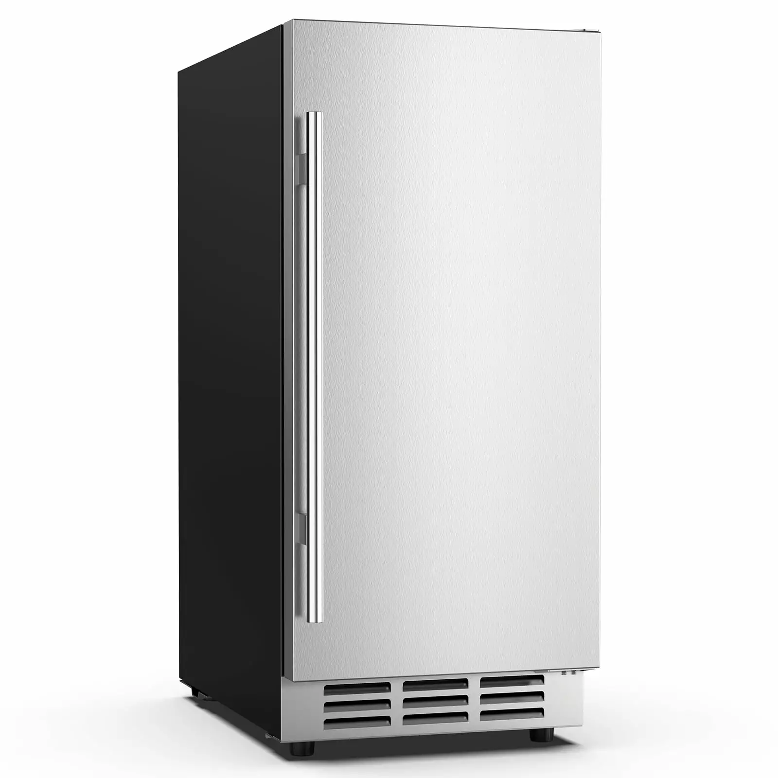 Ecojoy Beverage Refrigerator 15 Inch Stainless Steel Door Built- Drink Fridge