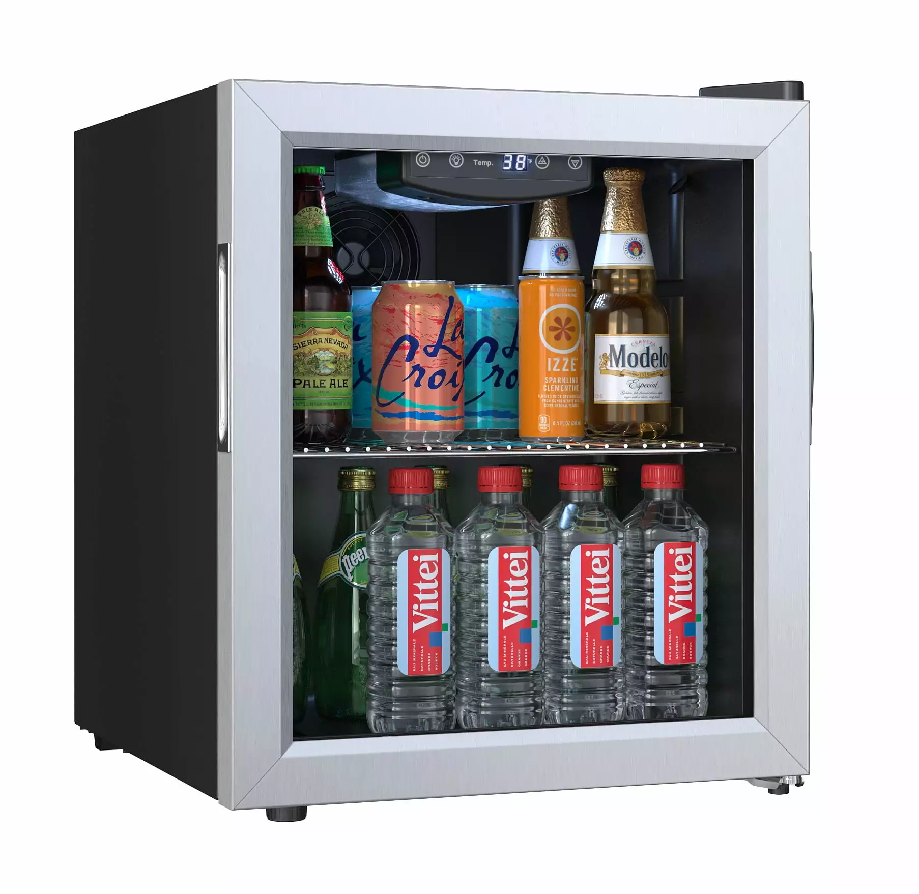 Edgestar Bwc71 18 Wide 52 Can Capacity Extreme Cool Beverage Center Stainless Steel