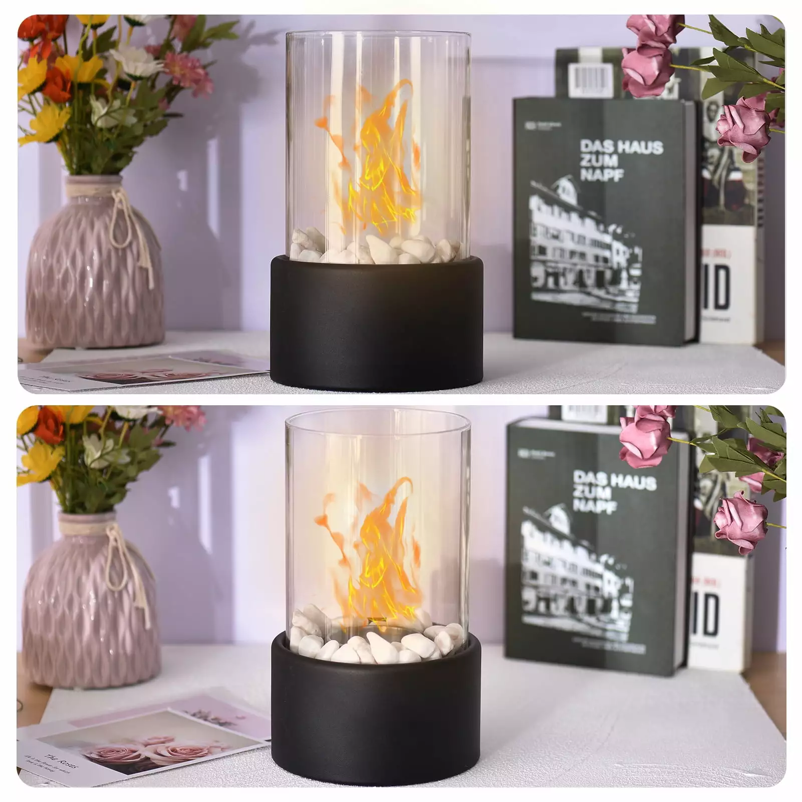 GoolRC Heating Furnace Fire Pit Pot Indoor Outdoor Bioethanol Fuel Cans