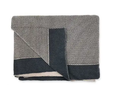 Framlingham Throw 130x170cm - Grey Oatmeal