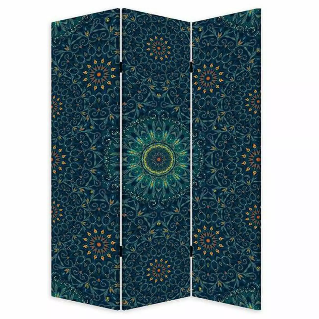 72 x 48 Boho Chic Screen Room Divider Jagged Designs