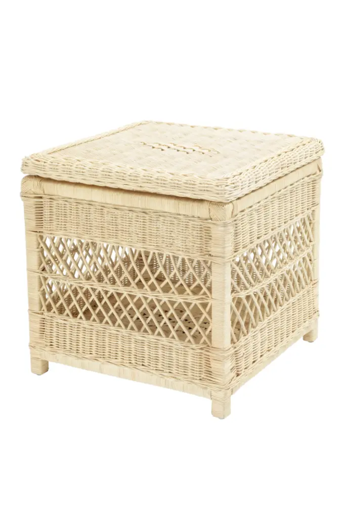 Square Rattan Side Table Eichholtz Jamaica Boho Living Room Furniture