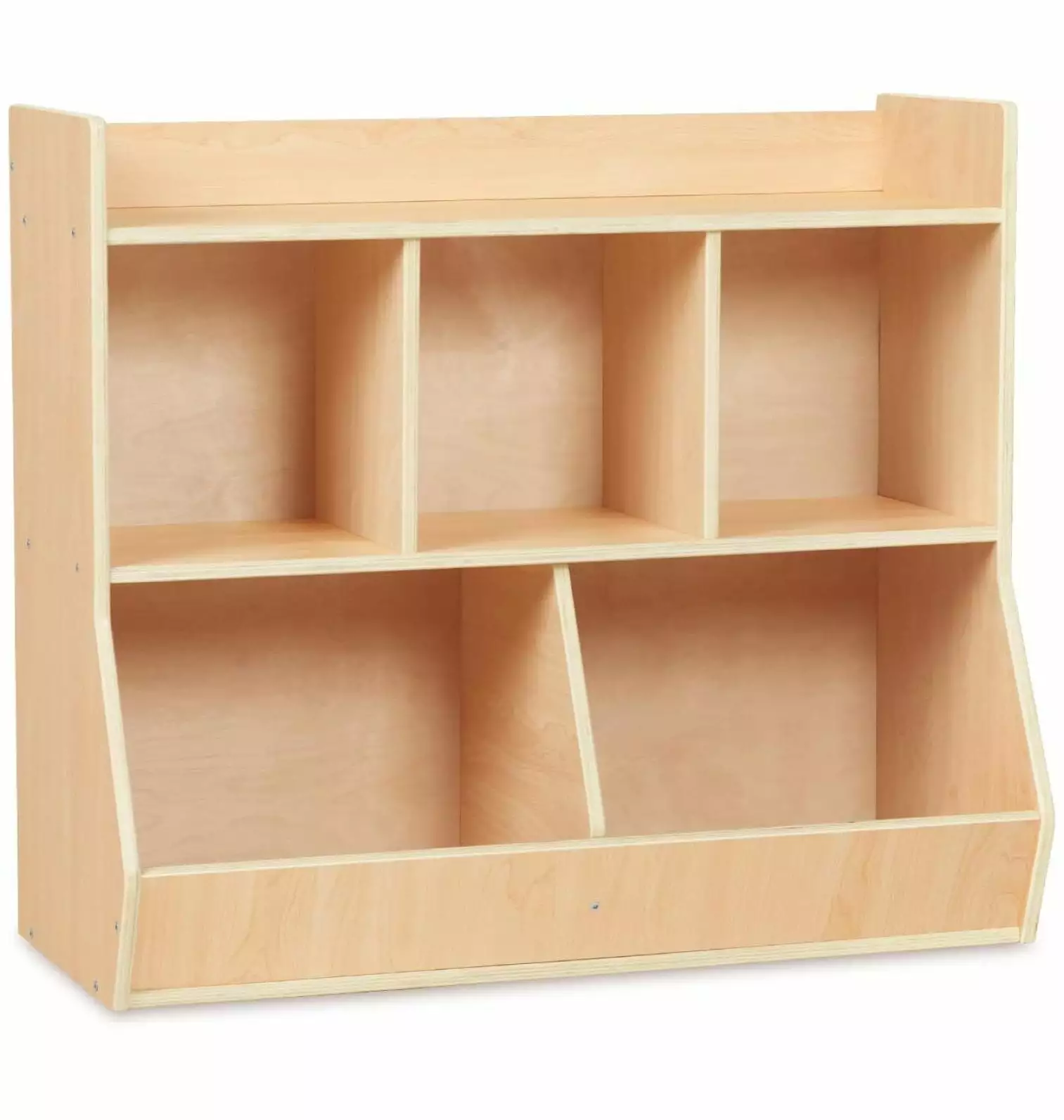 Book Shelf and Toy Storage 3-Tier Montessori Shelf Kids Bedroom Nursery Playroom Bennium