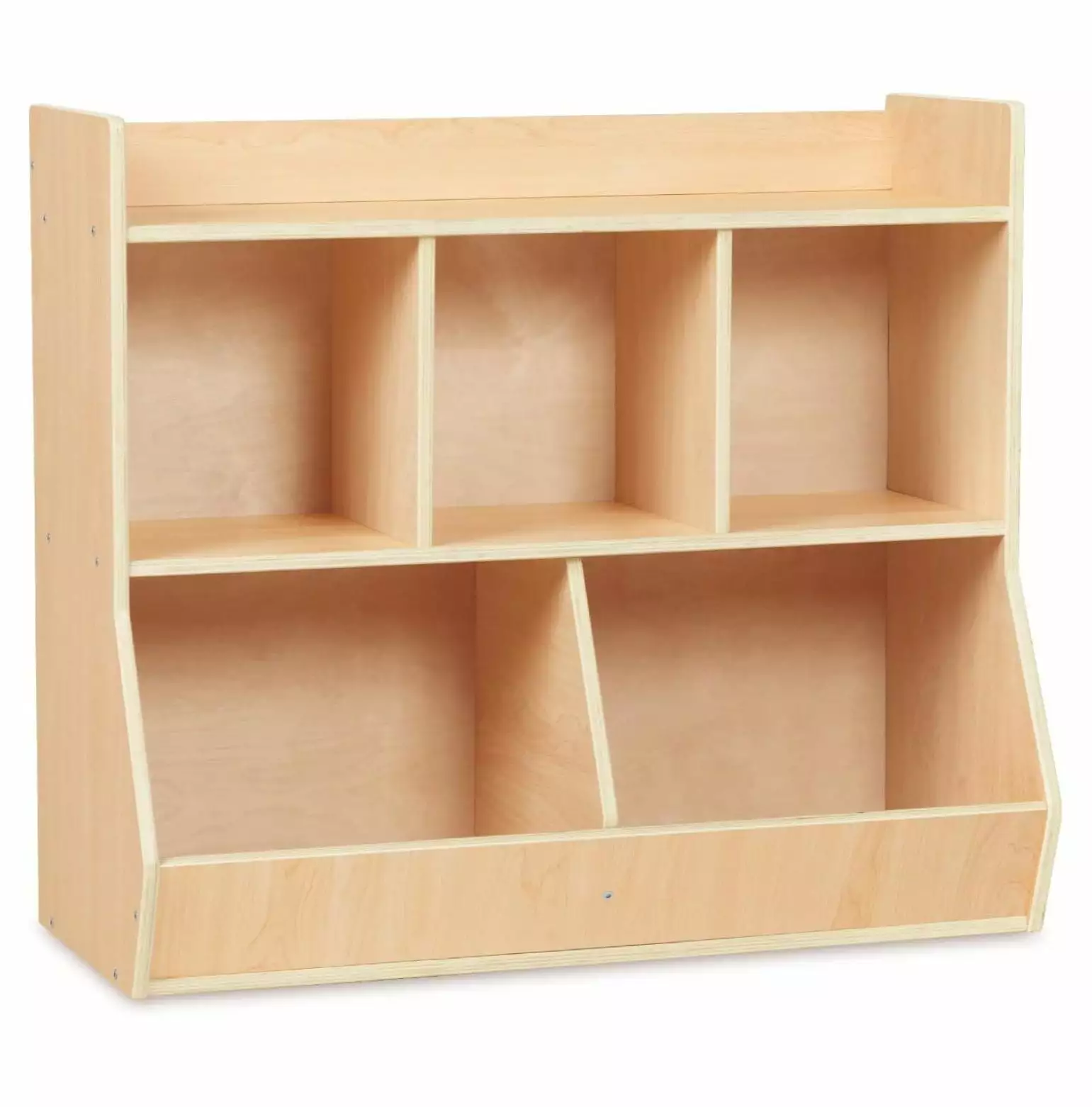 Kids Bookshelf Toy Storage 3-Tier Montessori Book Shelf Perfect Playroom Kindergarten School Gexandy