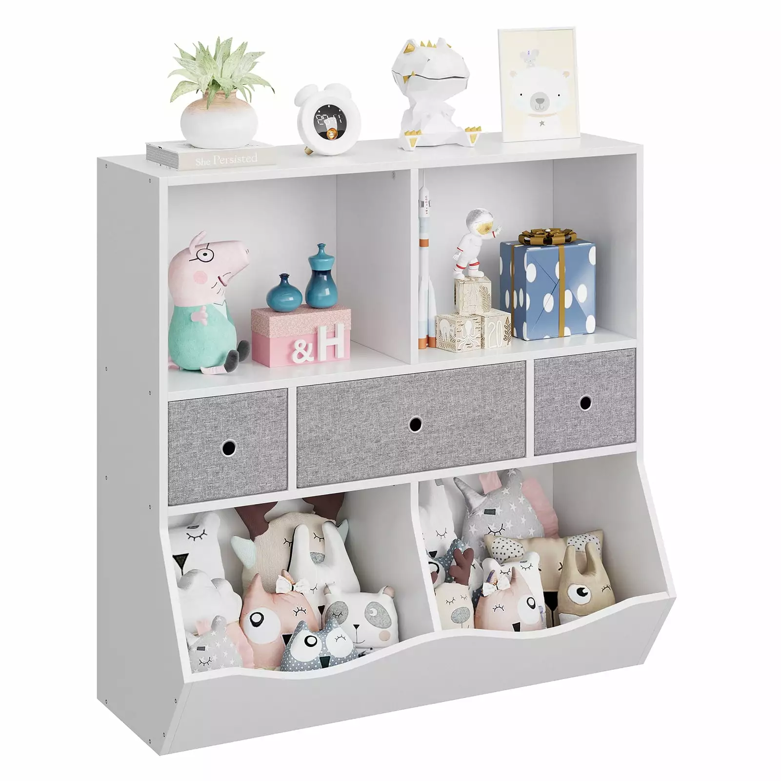 Kids Bookshelves and Bookcases - Toy Storage Racks Cubicle Organizer Cabinets and Drawers Towallmark