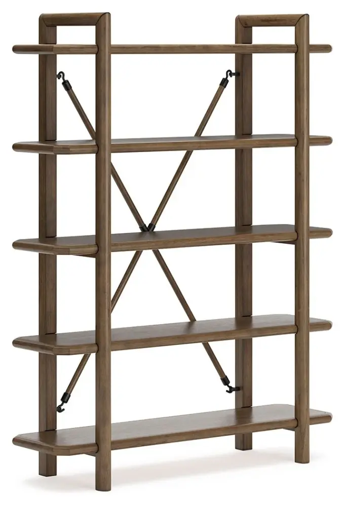 Ergonomic Adjustable Roanhowe - Bookcase - Chestnut