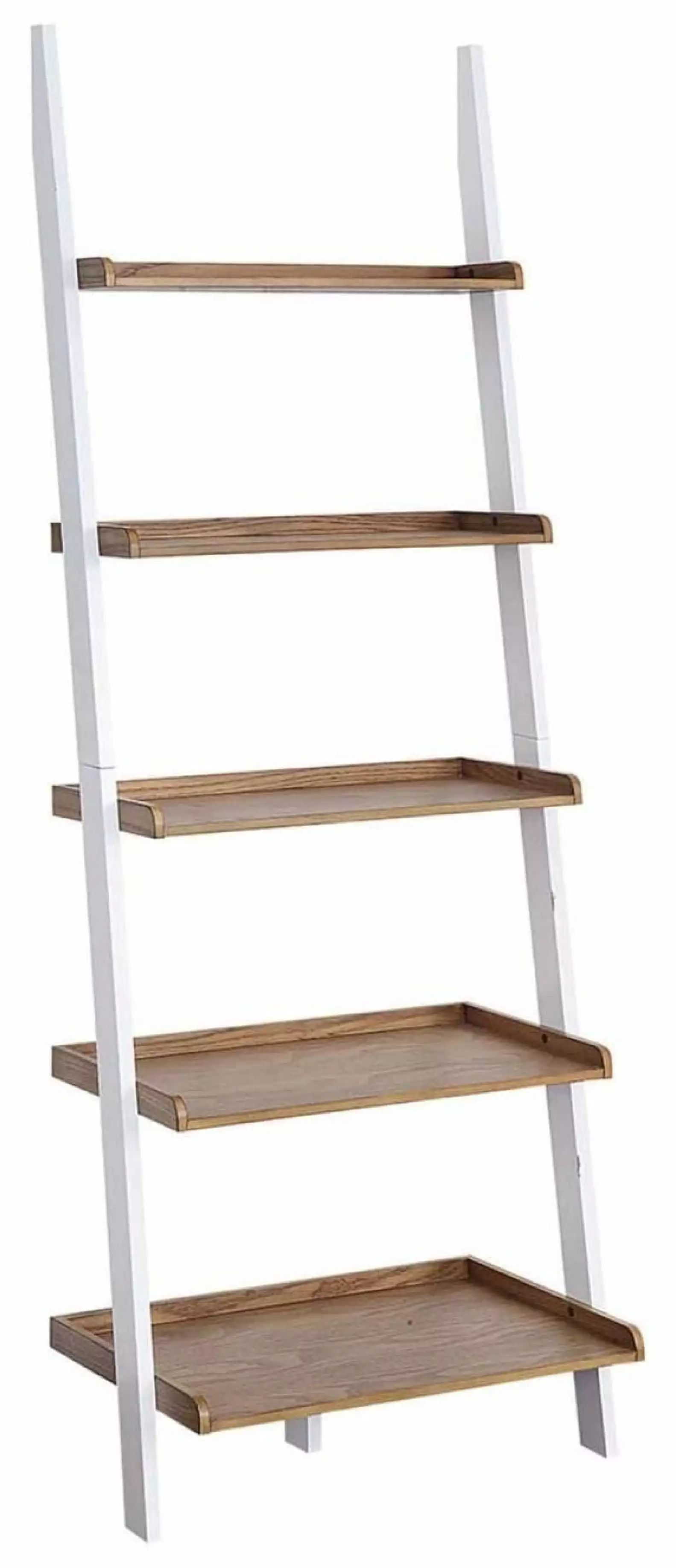 American Bookshelf Ladder Driftwood and White Generic