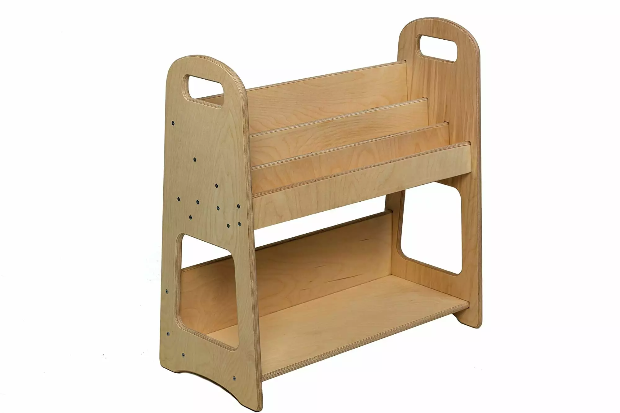 Montessori Freestanding Bookshelf Easy Access Wooden Storage Rack Kids Room Large Kidodido