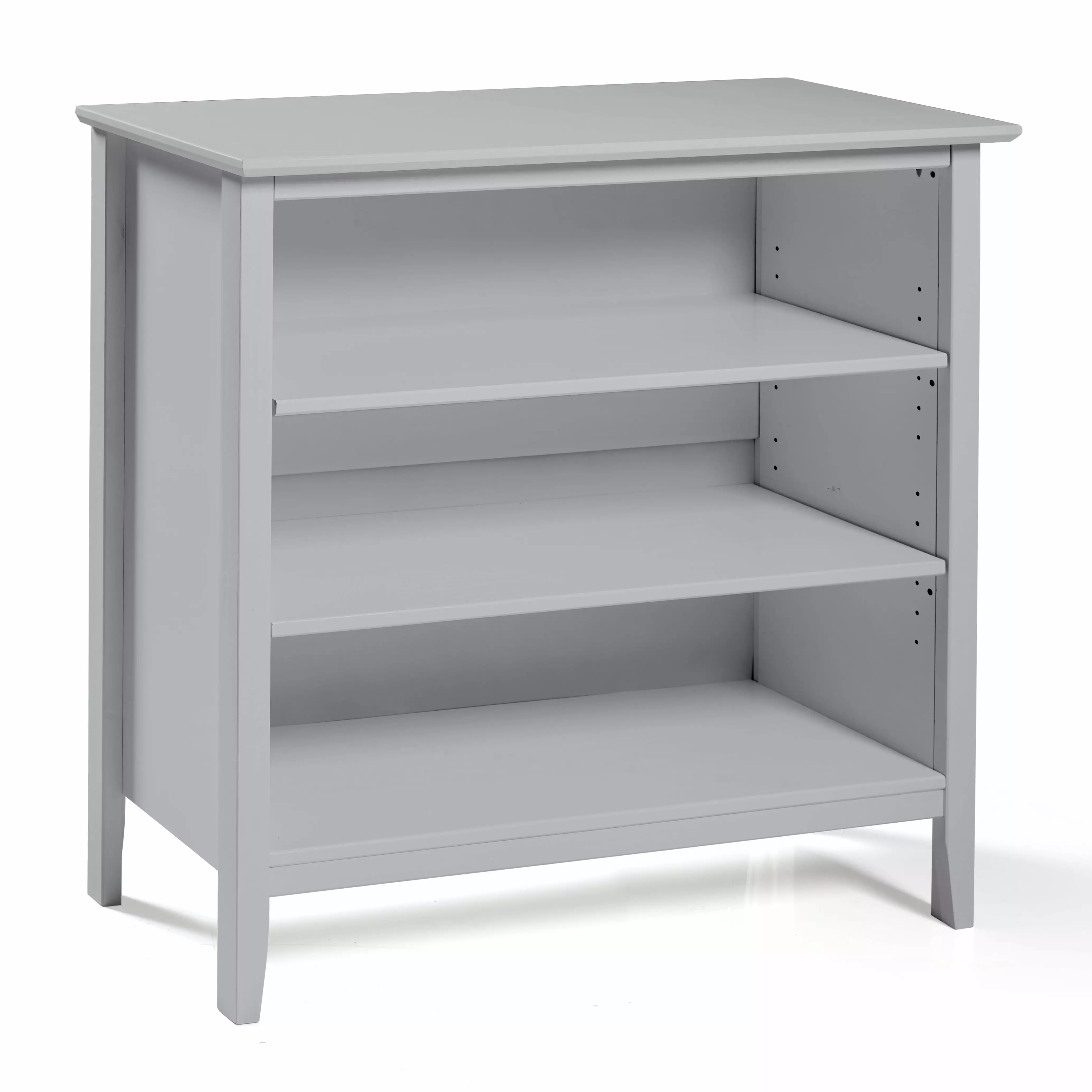 Alaterre Simplicity Kids Under Window Bookcase Dove Gray
