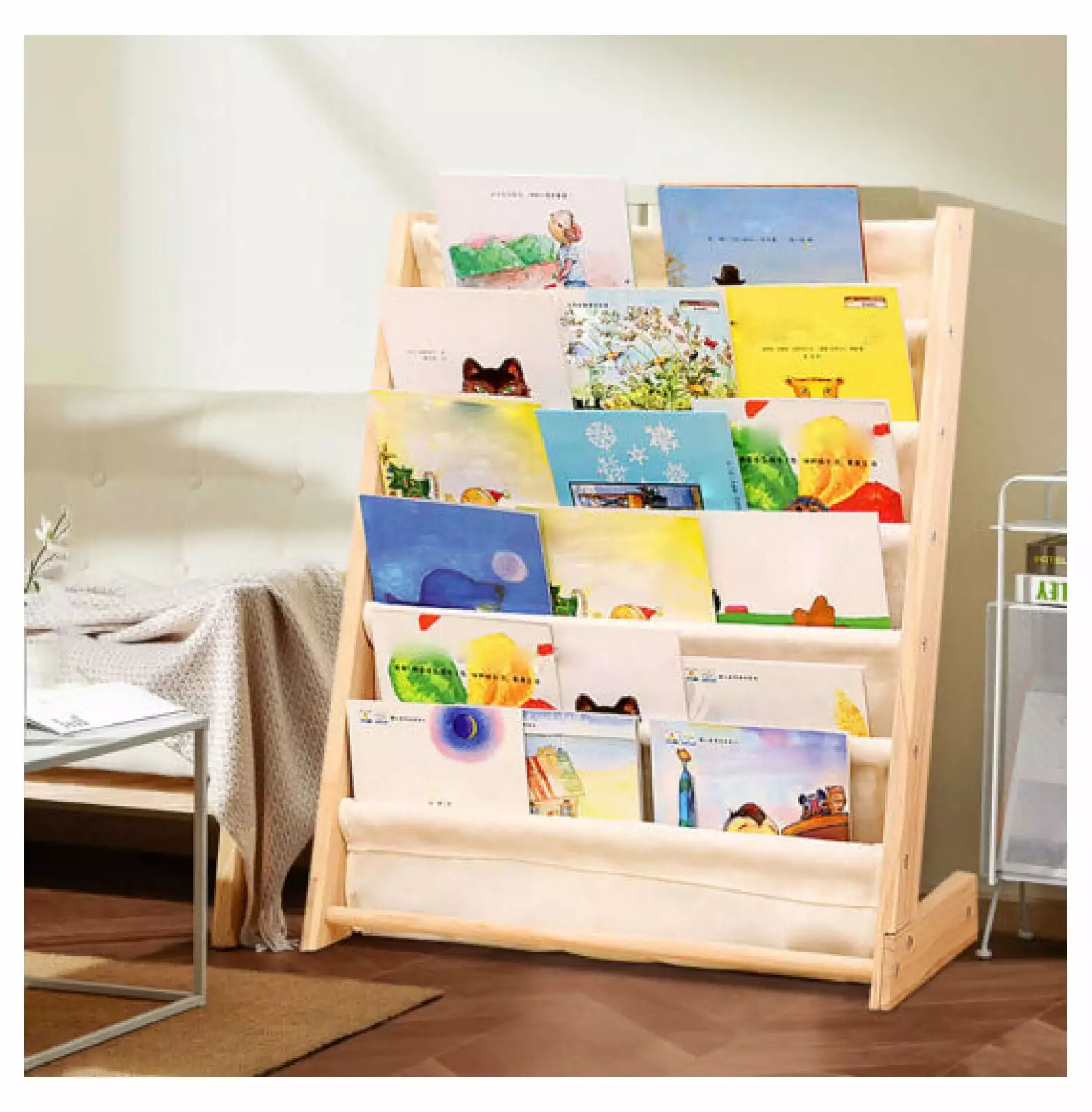 ChicCrest Children Kids Book Shelf Organizer Bookcase Bookshelf Display Holder