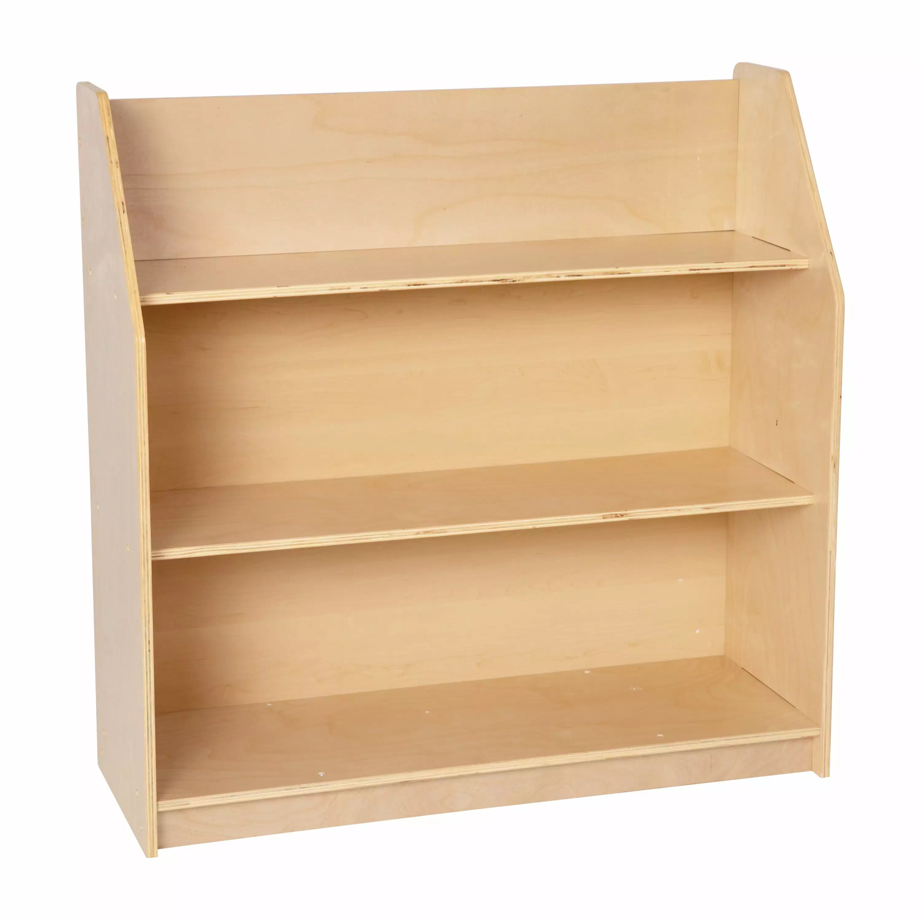 Flash Furniture Hercules Kids 3 Shelves Classic Wooden Classroom Storage Natural