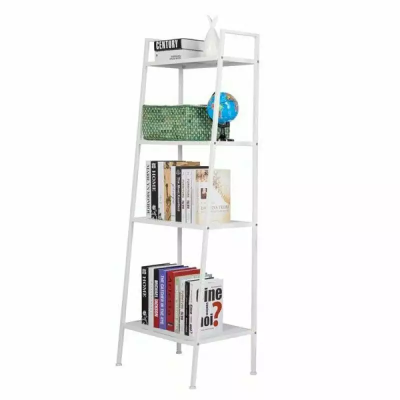 Widen 4 Tiers Bookshelf Kids Bookcase Storage Rack Toy Display Bedroom Shelf Happygo