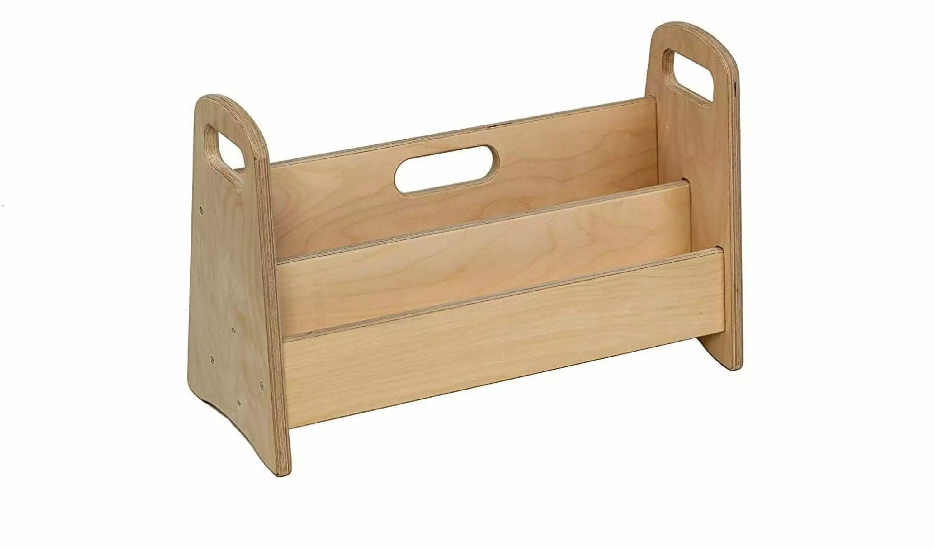 Montessori Freestanding Bookshelf Easy Access Wooden Storage Rack Kids Wooden Shelves Kid's Room Small Kidodido
