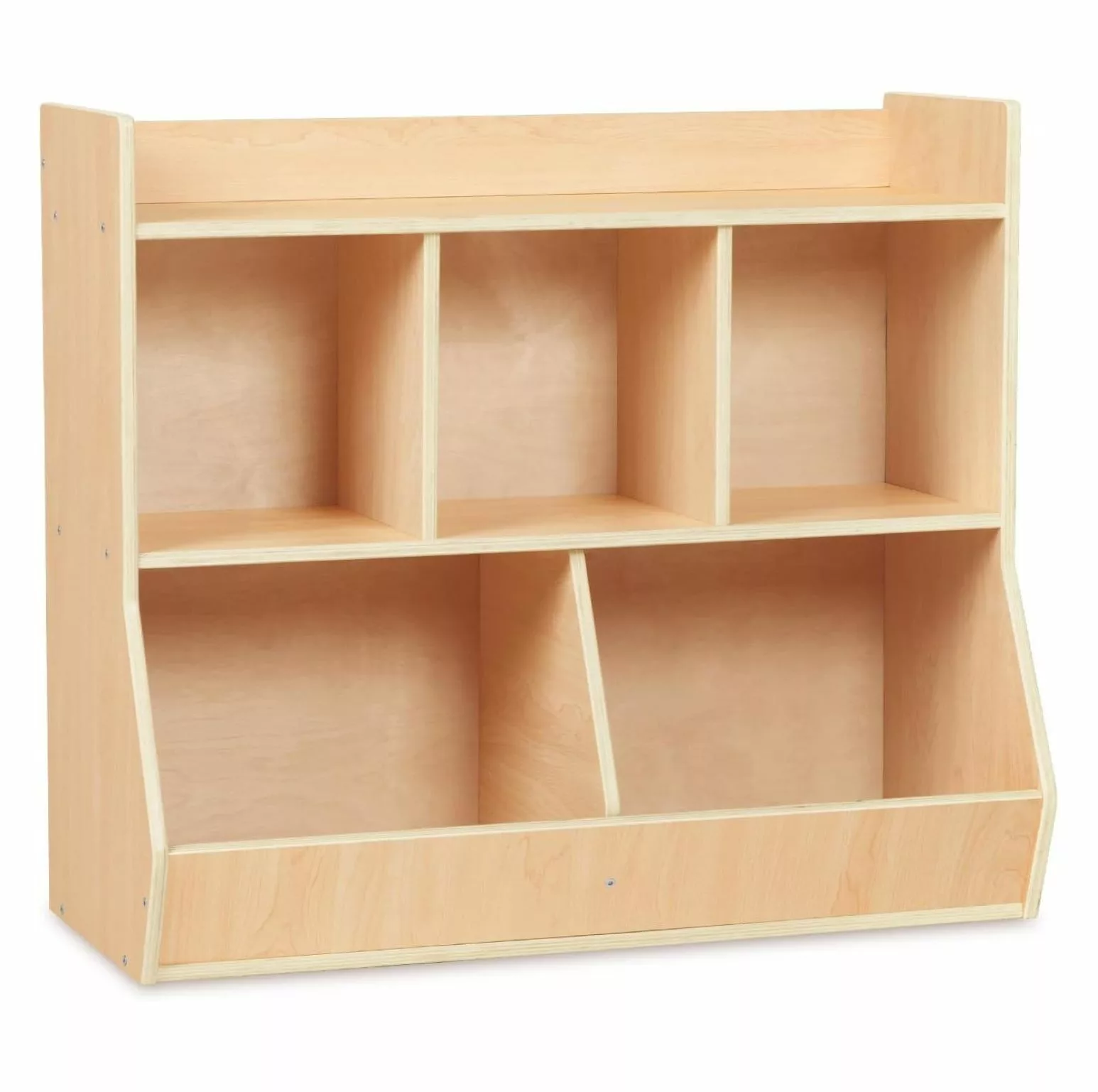 Killeryuki Kids Bookshelf and Toy Storage 3-Tier Montessori Shelf Large Capacity Playroom Kindergarten School