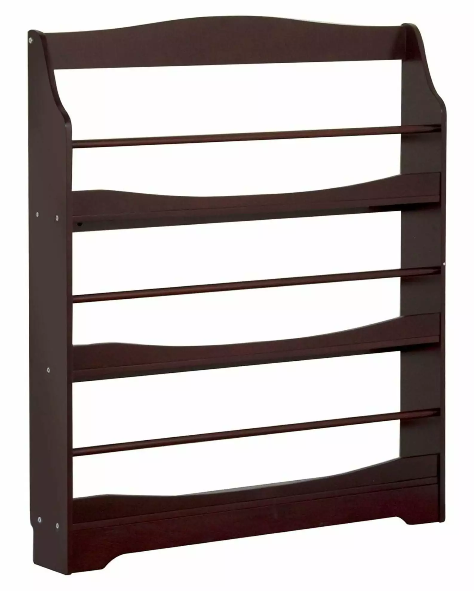 Expressions Espresso Kids Wooden Bookrack Storage Bookshelf School Playroom Bedroom Furniture Sichen