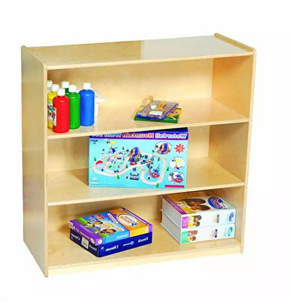 Kids Play 36 Inch Bookshelf Wood Designs