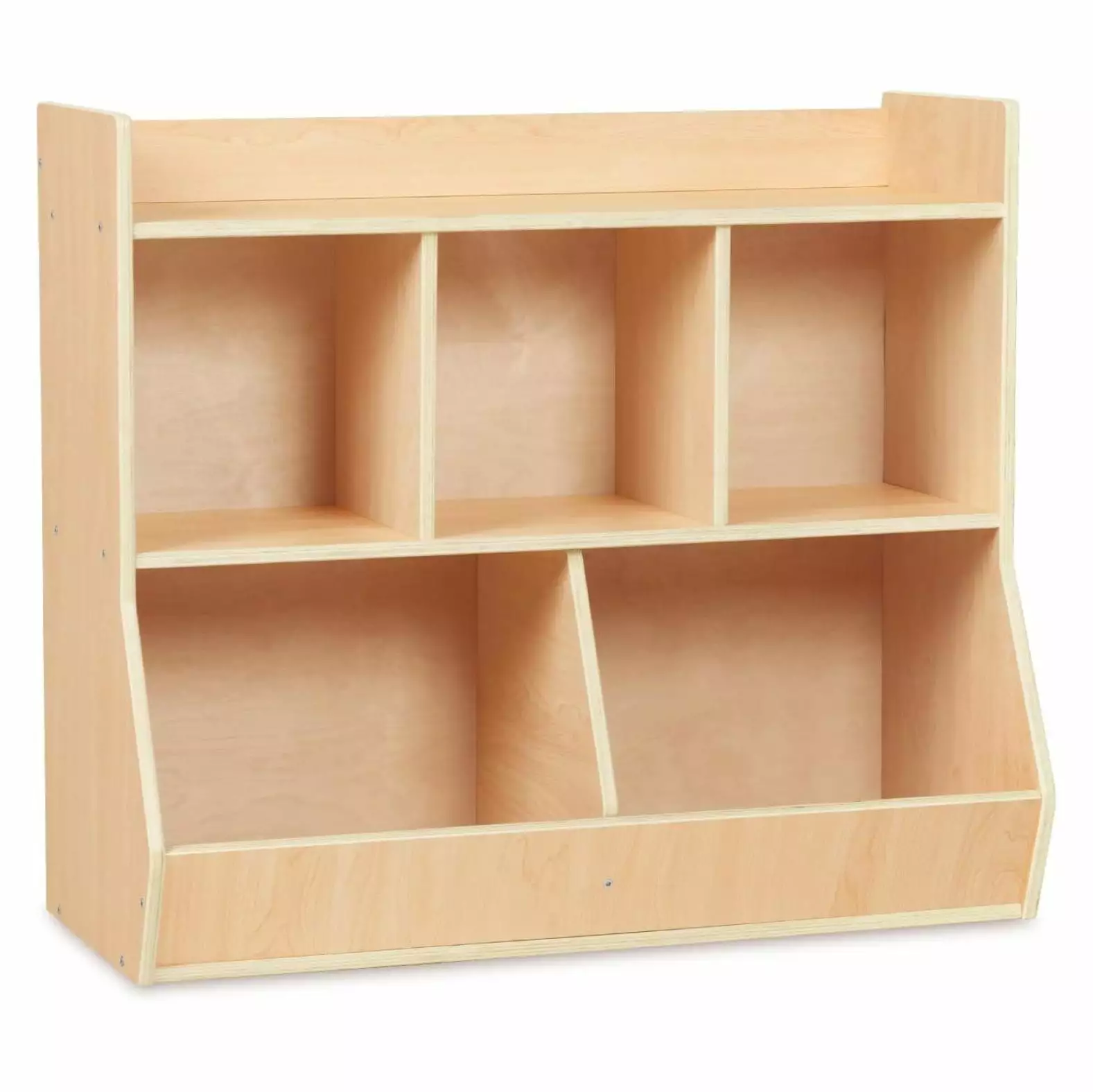 Kids Bookshelf and Toy Storage 3-Tier Montessori Shelf Large Capacity Perfect Playroom Kindergarten School YANG97