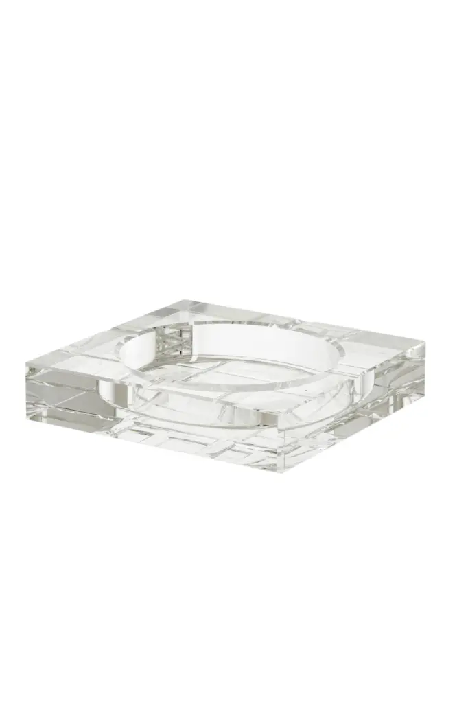 Eichholtz Ledbury Glass Bowl Elegant Centerpiece Serving Bowl