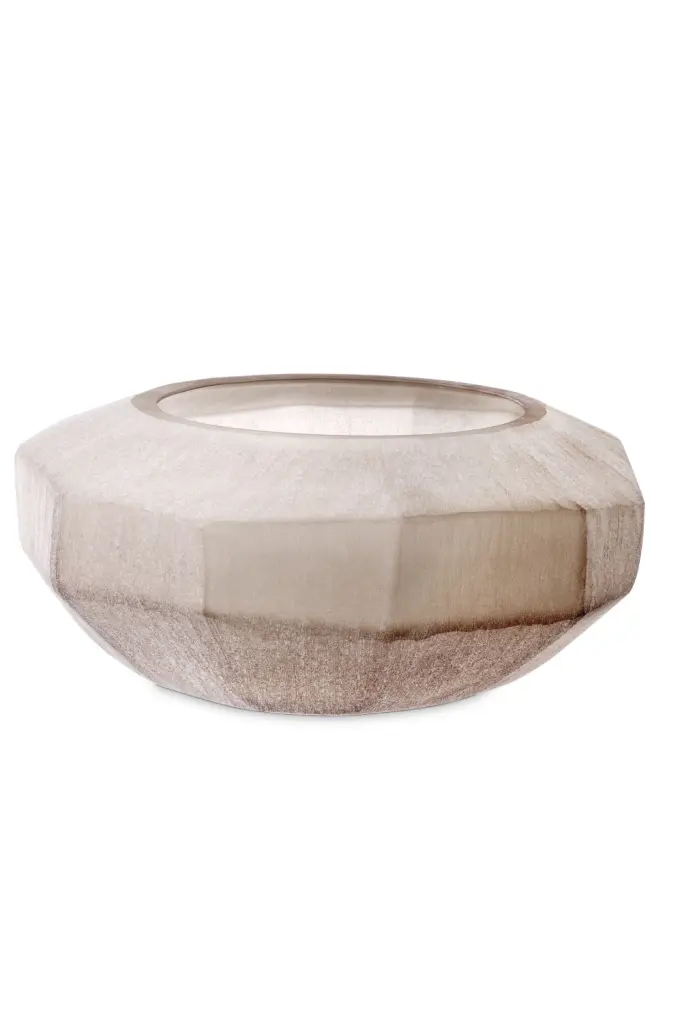 Hand Blown Glass Bowl Eichholtz Avance Artisanal Decor