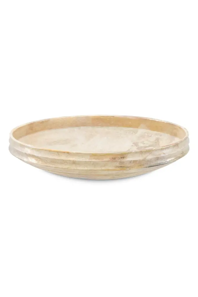 Pearl Ceramic Bowl Eichholtz Madero Elegant Fruit Serving Bowl Dining