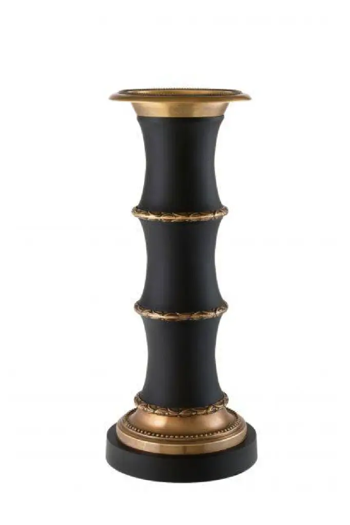 Vintage Brass Candle Holder L Eichholtz Mamounia Classic Home Decor