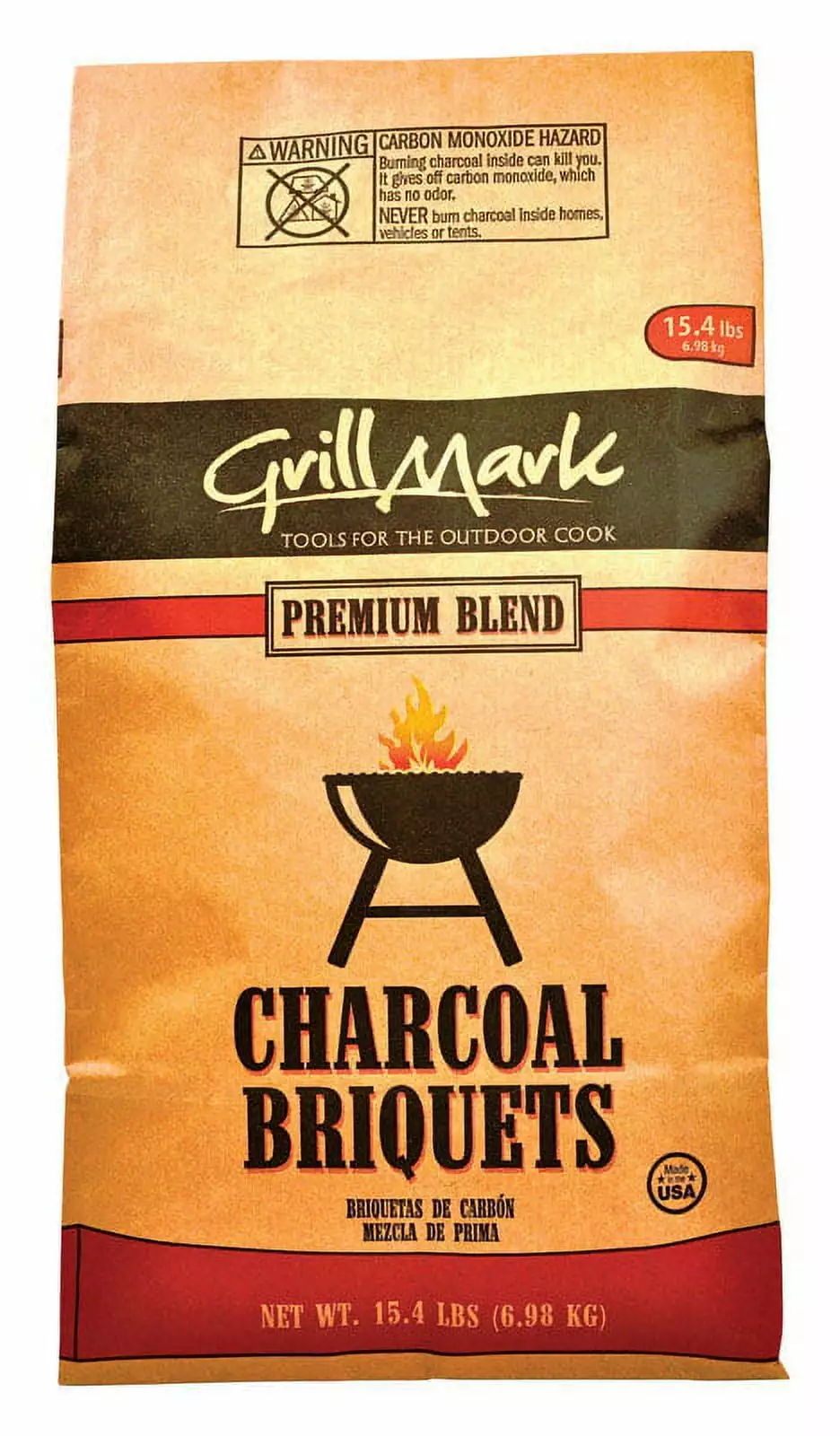 Grill Mark Luxury Blend Charcoal Briquettes 15.4 lb Professional Grilling Grillmark