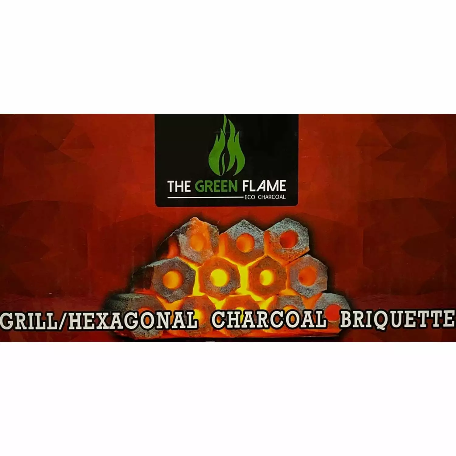 Coconut Charcoal Hexagonal Briquettes Natural Coconut Shell Charcoal Smoker Grill The Green Flame