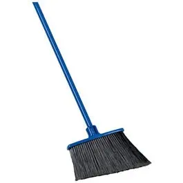 Extra-Wide Angle Broom 10.5-Inch Sweep Large Areas Various