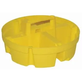 Bucket Stacker Yellow Plastic 5-Gallon Easy Storage Bucket Boss