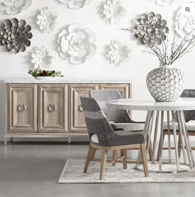 Space-Saving Azure Carrera Media Sideboard