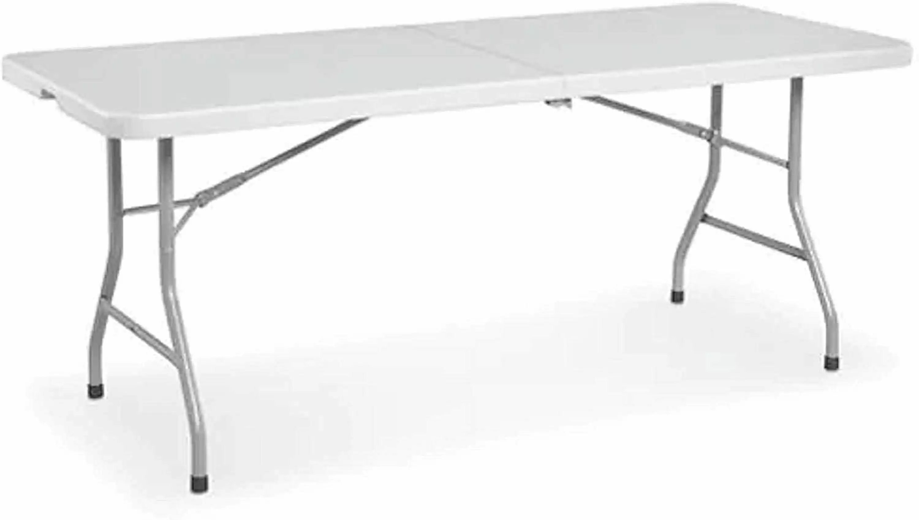 New Home Era Fold Up Table 6 ft Plastic Folding Table Picnics Parties Camping - Pack 10