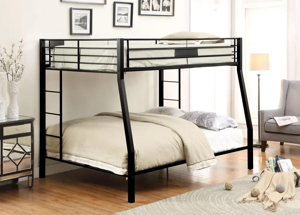 Limbra Sandy Black Full XL/Queen Bunk Bed - Versatile Sleeping Solution